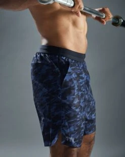 TYR Hydrosphere™ Men's Lined 9" Unbroken Shorts - Midnight Camo -TYR Sales Store musnlm3a 401 alt08