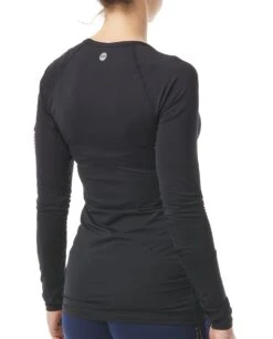 TYR Durafast Lite® Women's USA Belize Long Sleeve Rashguard - Solid -TYR Sales Store swfus7a 401 alt06