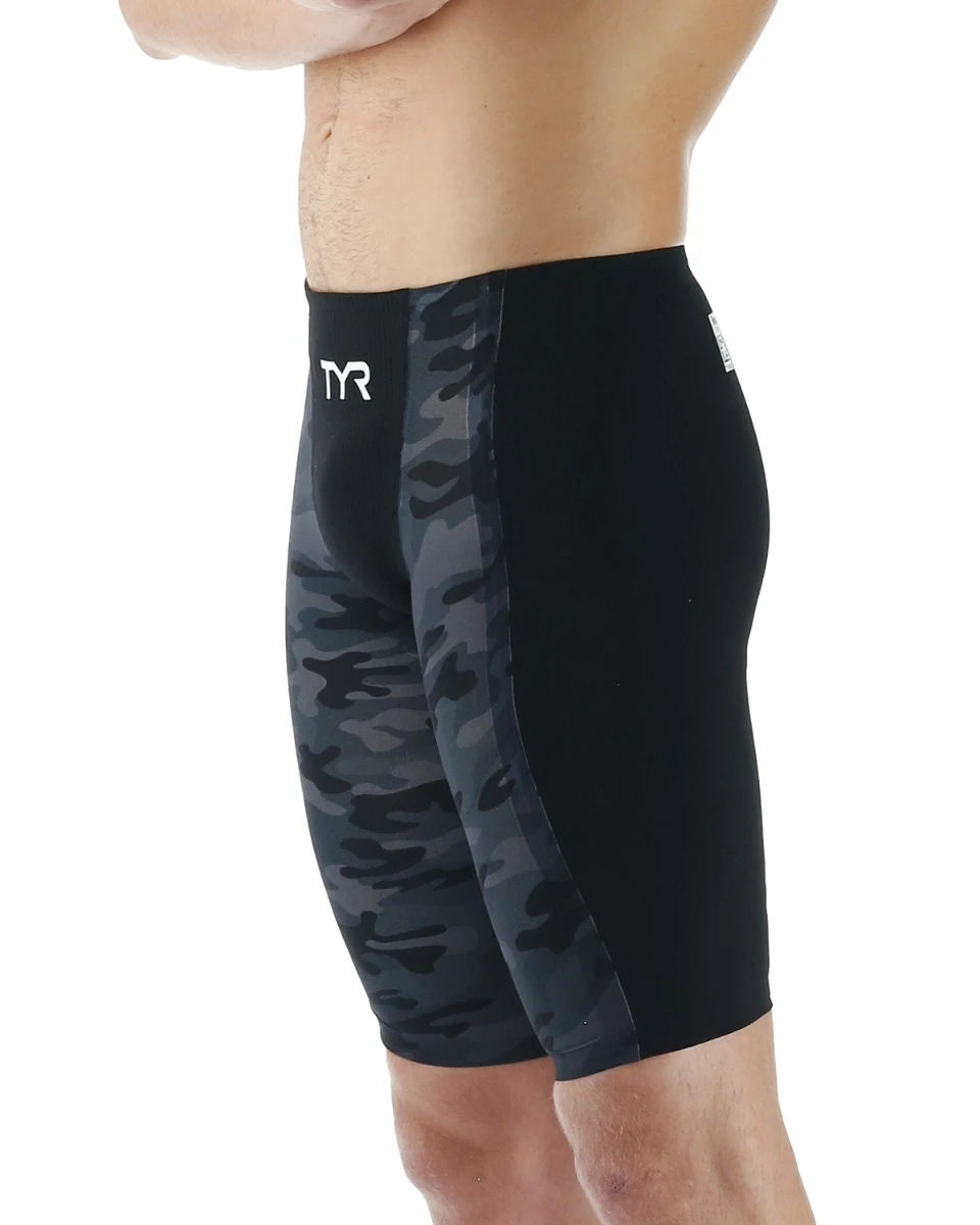 TYR Men's Shockwave High-Waist Jammer Swimsuit - Camo 11 TYR Men's Shockwave High-Waist Jammer Swimsuit - Camo - Image 9