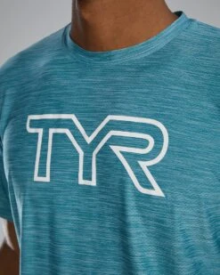 TYR Airtec™ Men's Big Logo Tee - Solid / Heather -TYR Sales Store t44000 971 alt06