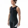 TYR Women's Padded Zip-Back Tri-Suit - Carbon -TYR Sales Store tfzsjb6a 001 alt05