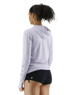 TYR Women's SunDefense Hooded Shirt -TYR Sales Store tsflh7a 531 alt04
