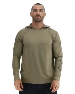 TYR Men's SunDefense Hooded Shirt -TYR Sales Store tsmlh7a 991 main01