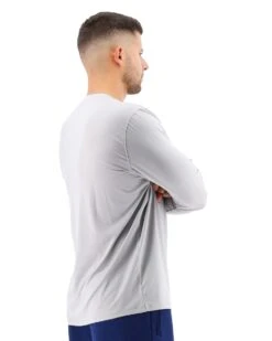 TYR Men's SunDefense Long Sleeve Shirt -TYR Sales Store tsmls7a 050 alt05 4