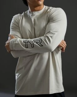 TYR Men's SunDefense Long Sleeve Shirt -TYR Sales Store tsmls7a 608 alt10