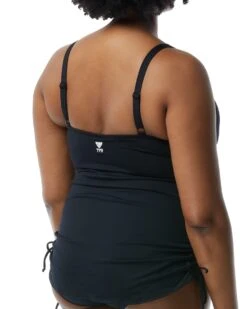 TYR Women's Plus Solid V-Neck Sheath - Solid -TYR Sales Store tvnss7ap 001 alt06