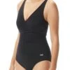 TYR Durafast Elite® Women's V-Neck Zip Controlfit Swimsuit - Solid -TYR Sales Store tvnzcs7a 001 alt05