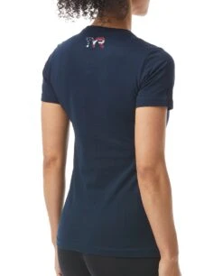 TYR Women's Graphic Tee - USA -TYR Sales Store twusa3a 401 alt062