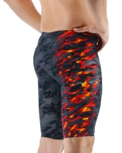 TYR Men’s Venzo™ Jammer Swimsuit - Camo Fire -TYR Sales Store vzcflw6a 937 alt05
