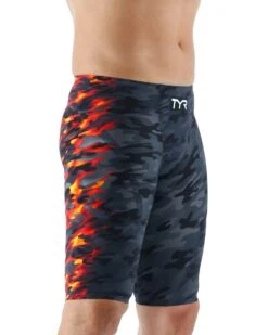 TYR Men’s Venzo™ Jammer Swimsuit - Camo Fire -TYR Sales Store vzcflw6a 937 alt06