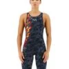 TYR Women's Venzo™ Open Back Swimsuit - Camo Fire -TYR Sales Store vzcfob6a 937 main01