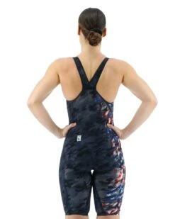 TYR Women's Venzo™ Closed Back - USA Blackout Camo -TYR Sales Store vzcucb6a 921 main02